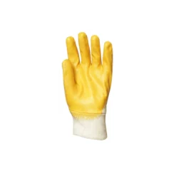 Gants en Nitrile jaune - dos aéré - Eurotechnique | 9319