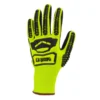 Gants EUROCUT IMPACT 100 jaune CUT C double enduit paume nitrile noir + TPR - COVERGUARD | 1CHIC60