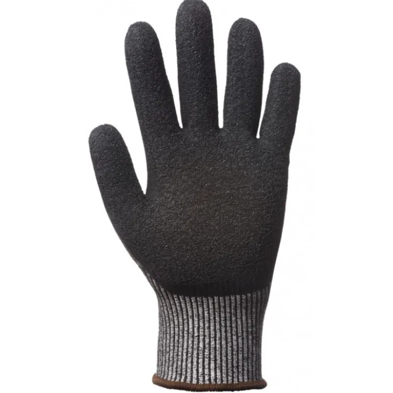 Gants EUROCUT L580 CUT D. HPPE J13, paume enduite latex noir - COVERGUARD | 1CRHB