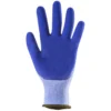 Gants EUROLITE 13L700 polyester bleu, j13, double enduction latex bleu - COVERGUARD | 1LASB