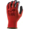 Gants EUROLITE 13L850 polyester rouge J13 paume enduite latex noir - COVERGUARD | 1LACR