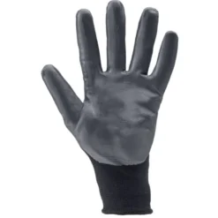 Gants EUROLITE 1NIBB, polyester noir, J13, paume enduite nitrile noir - COVERGUARD | 1NIBB