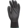 Gants EUROLITE 6640, nylon noir, paume enduite mousse PVC noir - COVERGUARD | MO6640