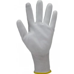 Gants EUROLITE P400, polyamide blanc, J13, paume enduite PU blanc LOW DMF - COVERGUARD | 1PULD40