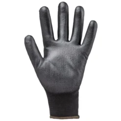 Gants EUROLITE 13P110 polyester noir J13 paume enduite PU noir - COVERGUARD | 1PUBB