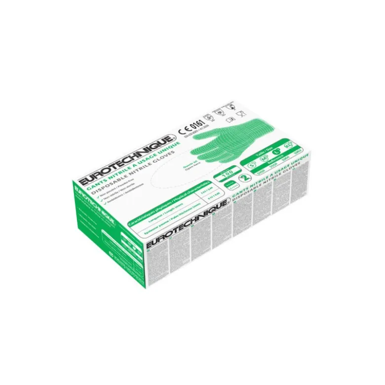 Gants EURO-ONE 5960 nitrile vert (100gts) - COVERGUARD | MO5960