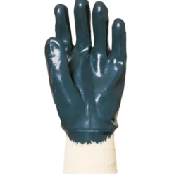 Gants EUROSTRONG 9610 Actifresh®, double enduction 3/4 nitrile bleu, dos aéré - COVERGUARD | MO9610