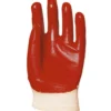 Gants EUROSTRONG 3420 PVC rouge dos aéré standard, - COVERGUARD | MO3420