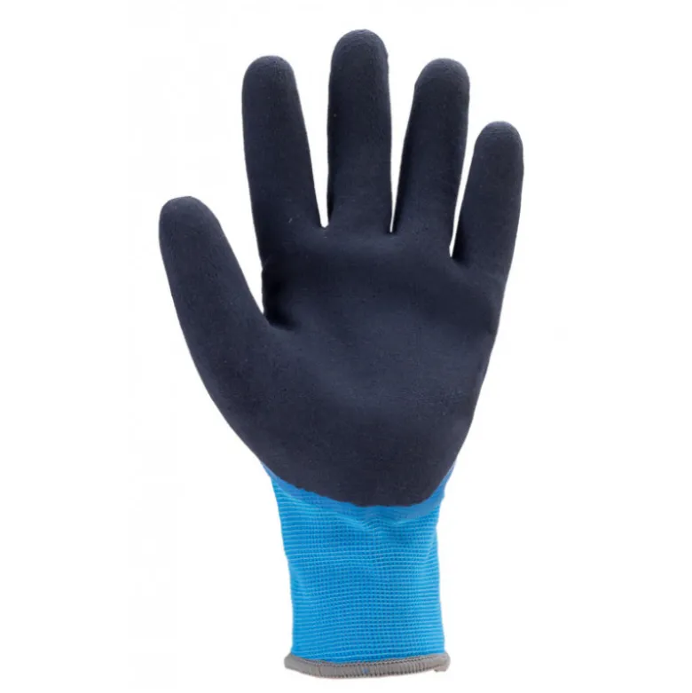 Gants EUROWINTER L200, polyester, bouclette acrylique, double enduction latex main et paume sandy - COVERGUARD | 1WILF0