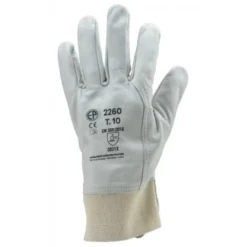 Gants maîtrise EUROSTRONG 2260 fleur vachette, poignet tricot, protège artère - COVERGUARD | MO2260