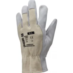 Gants maîtrise EUROSTRONG 850, fleur de caprin, jersey écru - COVERGUARD | 1DRI850