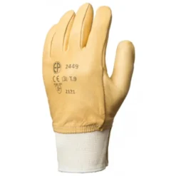 Gants maîtrise EUROSTRONG 2450 fleur vachette hydrofuge beige, protège artère *CAR* - COVERGUARD | MOP2450