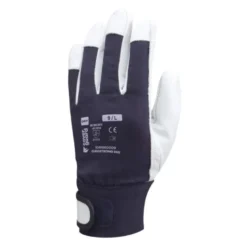 Gants maîtrise EUROSTRONG 860, fleur de caprin, toile bleu, velcro - COVERGUARD | 1DRI860