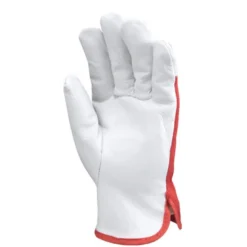 Gants maîtrise EUROSTRONG 880 fleur de vachette, coton rouge - COVERGUARD | MO880