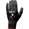 Gants microfibres noirs, T.9, 12 paires KS Tools | 310.0325