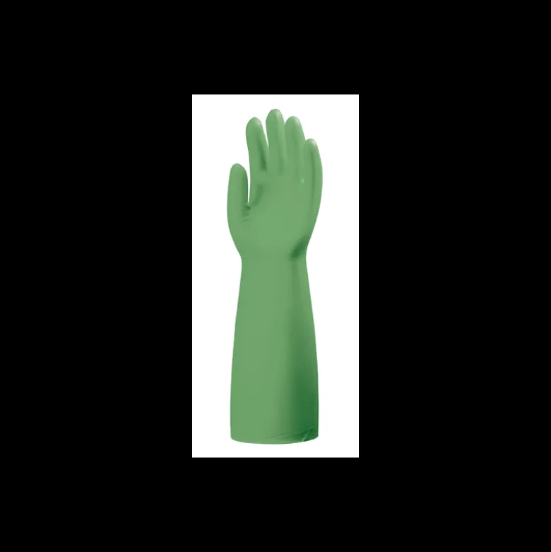 Gants néoprène - NITRILE PLUS 5540 - acrylonitrile vert - Eurotechnique | 5538