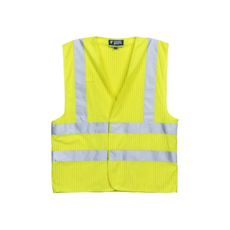 Gilet FR - HODER - 98% Polyester/2% Fibre antistatique - Jaune HV - COVERGUARD | 5HOD16