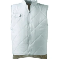Gilet froid - ALBATROS - 65% PES/35% CO 245g/m2 + Matelassage 180g/m2 - Blanc - COVERGUARD | 5ALBW