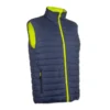 Gilet froid - YORU - Réversible Ripstop 100% PES + Bandes segmentées - Jaune HV/Marine - COVERGUARD | 5YOR160