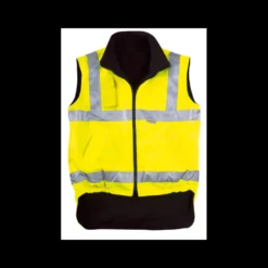 Gilet polyester doublé polaire HI-WAY - jaune - Coverguard | 70500