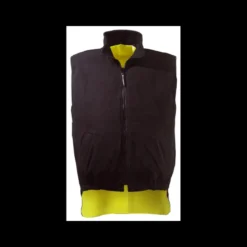 Gilet polyester doublé polaire HI-WAY - jaune - Coverguard | 70500