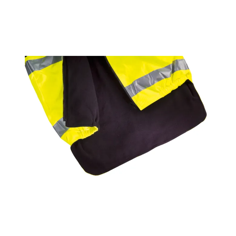 Gilet polyester doublé polaire HI-WAY - jaune - Coverguard | 70500