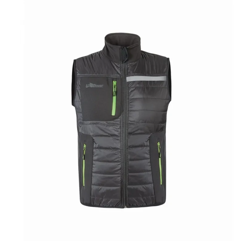 Gilet Wall Asphalt Grey Green U-Power | FU278RL