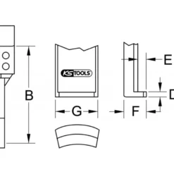 Griffe 660 mm KS Tools | 645.2464