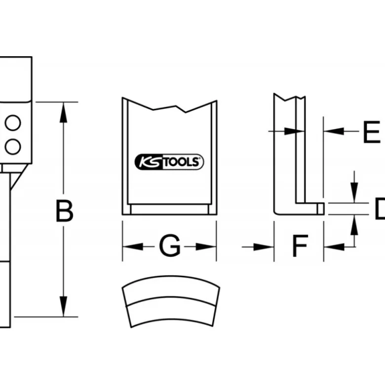 Griffe 660 mm KS Tools | 645.2464