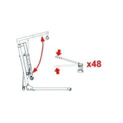 Grue pliable 1 T - Bahco | BH6FC1000