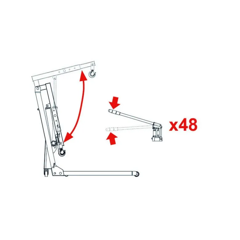 Grue pliable 1 T - Bahco | BH6FC1000