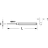 Jet extra-long en laiton, 15 mm - L.250 mm KSTools | 156.0633