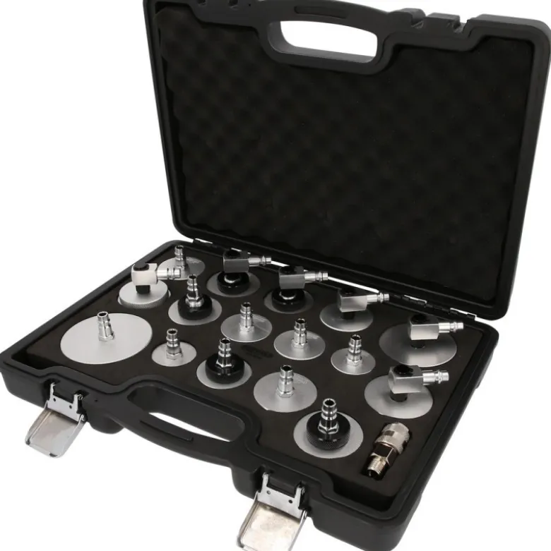 Jeu d’adaptateurs universels de manchon de purge pour la purge des freins, 17 pcs - KSTools | 160.0815