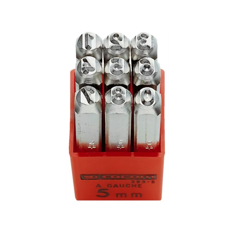 Jeu de 9 chiffres à frapper 3mm Facom | 293A.3