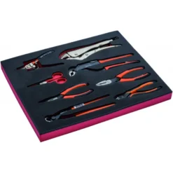 Jeu de ciseaux et de pinces, module mousse 2/3 Fit&Go - 8 pcs - Bahco | FF1F4002