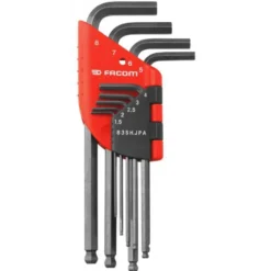 JEU DE 9 CLES MALES LONGUES 6 PANS - FACOM FRANCE | 83SH.JPAAPF