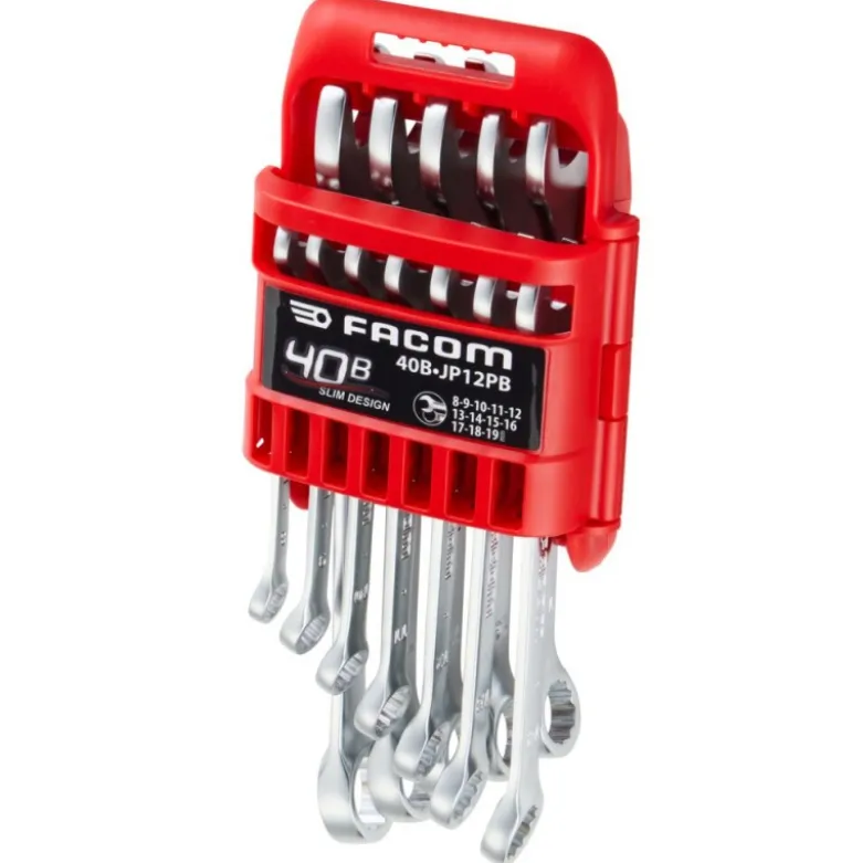 Jeu de 12 cles mixtes 40B en etui plastique - FACOM | 40B.JP12PB