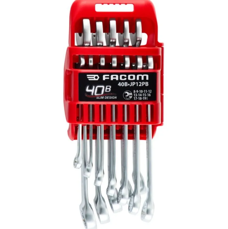 Jeu de 12 cles mixtes 40B en etui plastique - FACOM | 40B.JP12PB