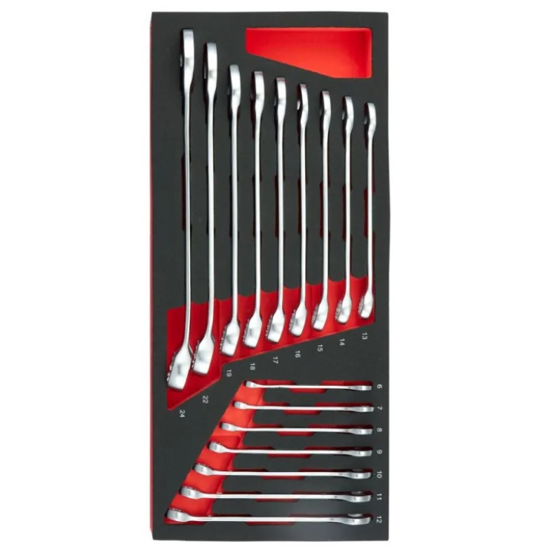 Jeu de 16 cles mixtes 40B en module mousse - FACOM | MODM.40B-16PF