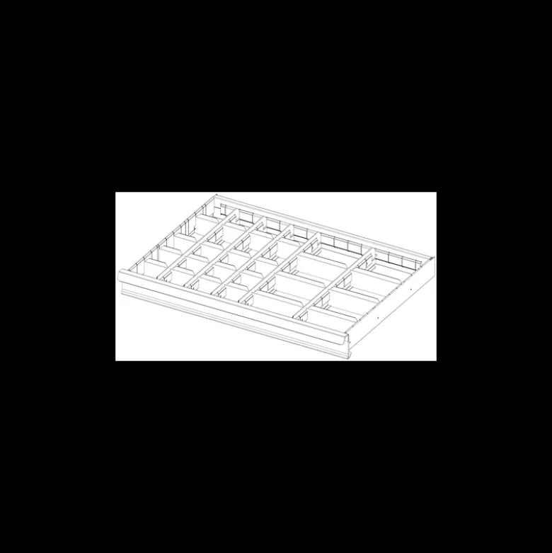 Jeu de 27 cloisons pour tiroir de 75mm - FACOM FRANCE | 2930.C2