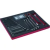 Jeu de clés/chasses-goupilles, module mousse 3/3 Fit&Go - 27 pcs - Bahco | FF1A5002