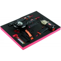 Jeu de clés à chocs 1/2", module mousse 2/3 Fit&Go - 7 pcs - Bahco | FF1F5011