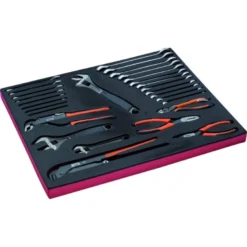 Jeu de clés et de pinces, module mousse 3/3 Fit&Go - 28 pcs - Bahco | FF1A5024