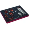 Jeu de clés et de pinces, module mousse 2/3 Fit&Go - 8 pcs - Bahco | FF1F4001