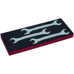 Jeu de clés à fourche double, module mousse 1/3 Fit&Go - 3 pcs - Bahco | FF1E3002
