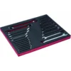 Jeu de clés mixtes contre-coudées et de clés à cliquet, module mousse 3/3 Fit&Go - 28 pcs - Bahco | FF1A3005