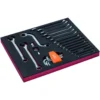 Jeu de clés mixtes, module mousse 2/3 Fit&Go - 30 pcs - Bahco | FF1F3003