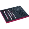 Jeu de clés mixtes, module mousse 2/3 Fit&Go - 18 pcs - Bahco | FF1F3002