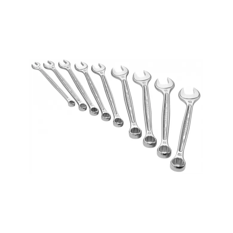 Jeu de 9 clés plates mixtes de 8 à 19mm | 440.JE9