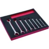 Jeu de clés à tuyauter, module mousse 2/3 Fit&Go - 8 pcs - Bahco | FF1F3009